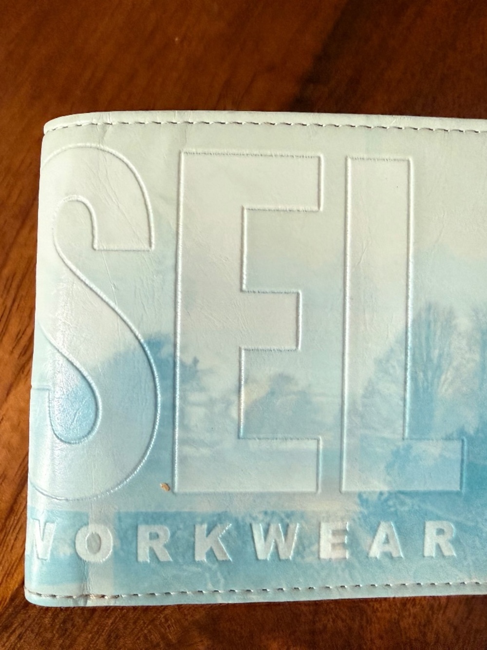 Vintage Y2K Diesel Love and Workwear 78 Graphic Bifold Wallet EXCELLENT